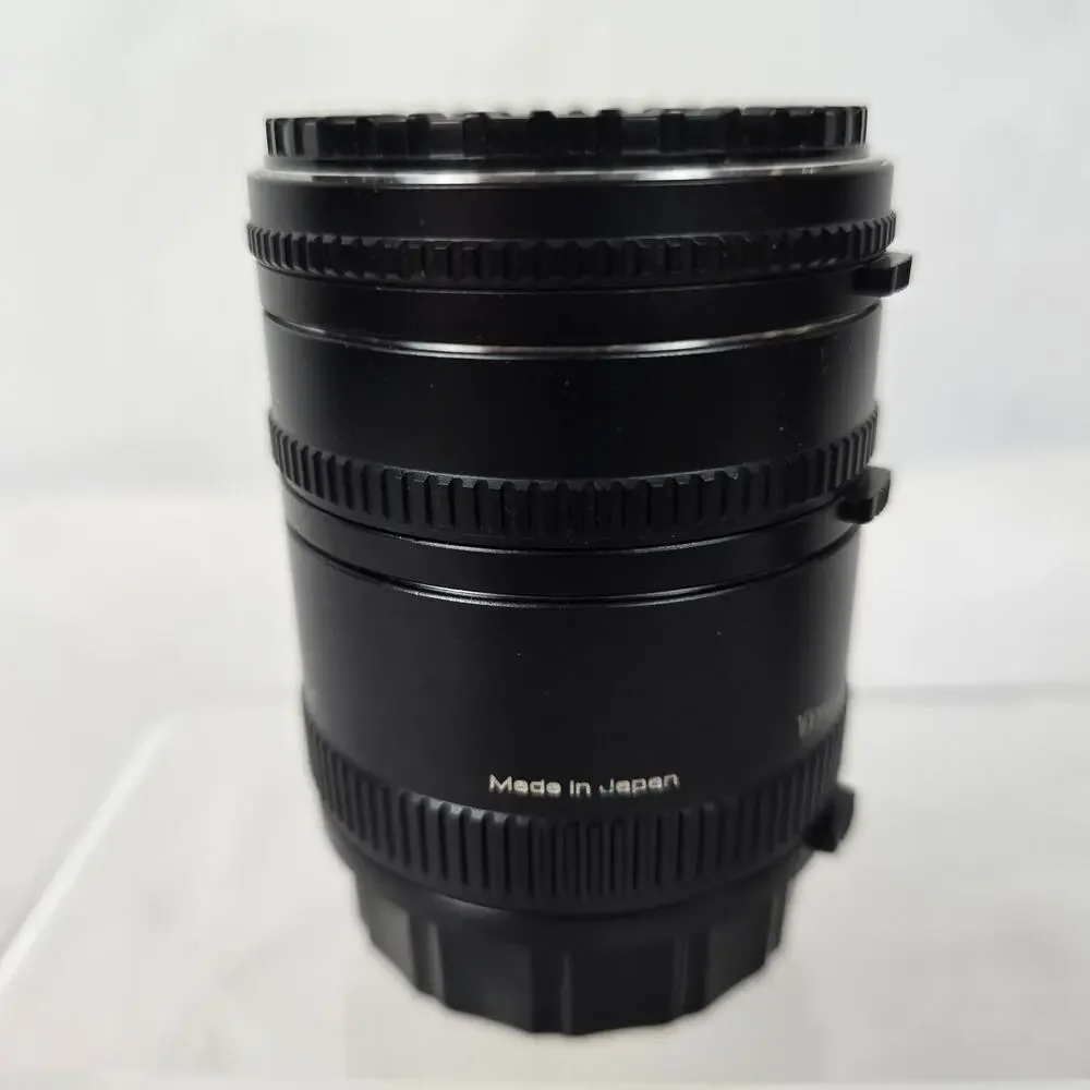 Vivitar OM Auto Extension Threaded Tube AT-21 36mm 20mm 12mm - Japan + Case